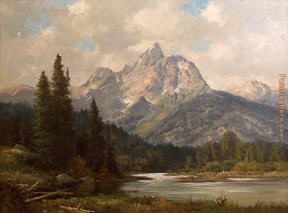 Grand Teton painting - Robert Wood Grand Teton art painting